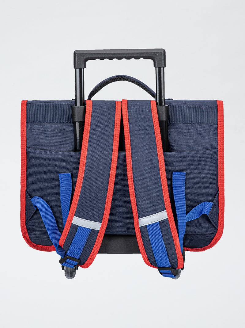 Trolley-Schulranzen "Sonic" Blau - Kiabi