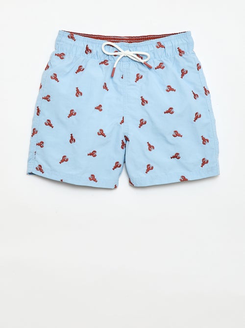 Tropical All-Over Print Swim Bermuda Shorts - Kiabi