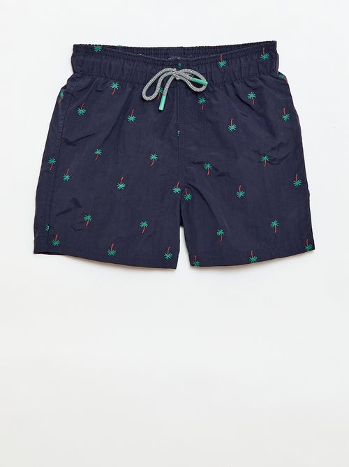 Tropical All-Over Print Swim Bermuda Shorts - Kiabi