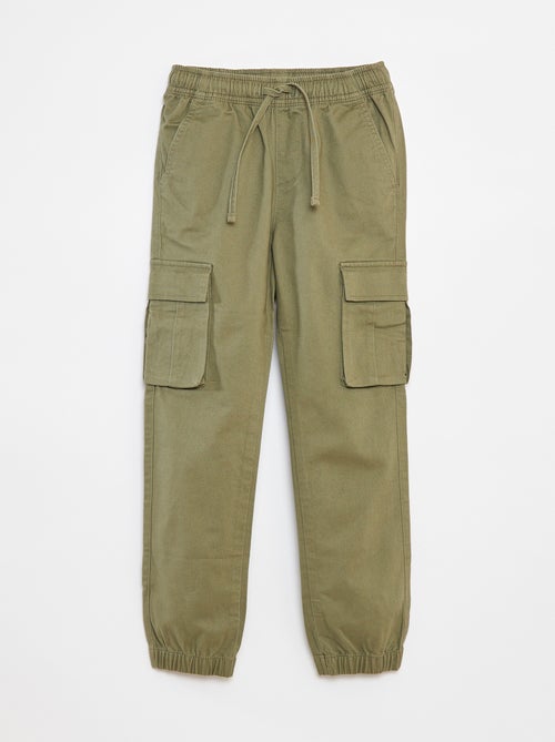 Trousers with Pockets and Adjustable Waist - Kiabi