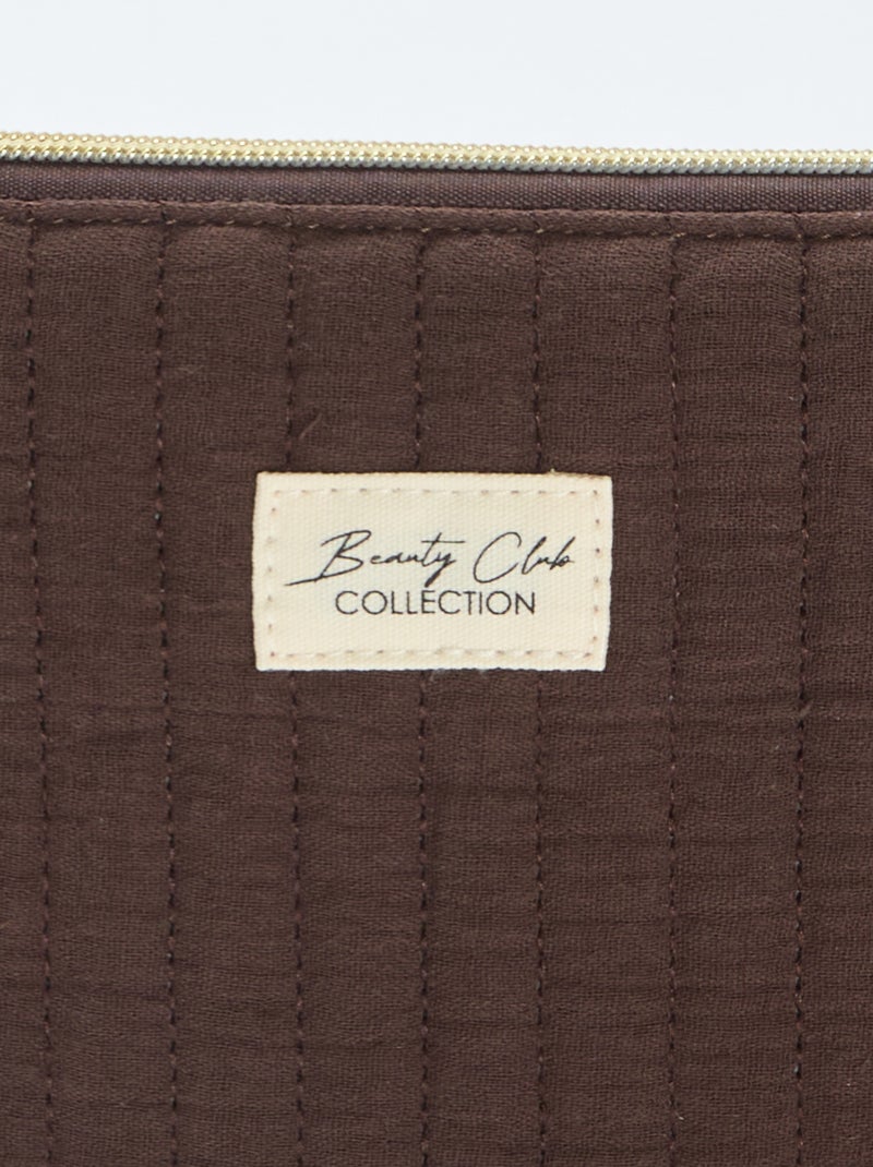 Trousse de rangement Marron - Kiabi