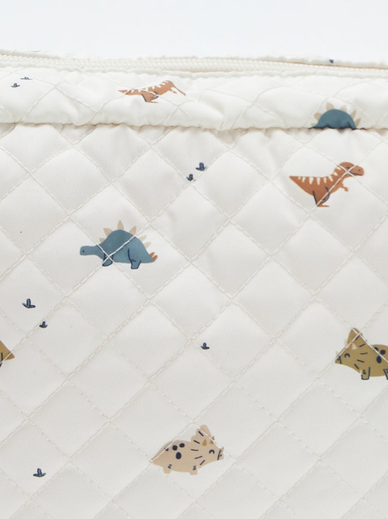 Trousse de rangement matelassée Blanc - Kiabi