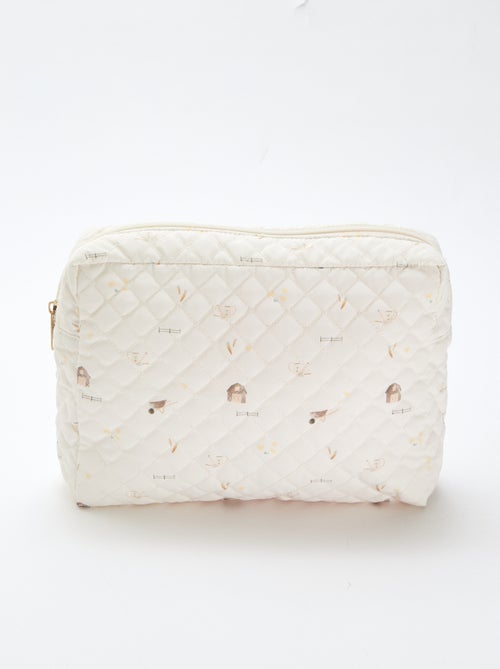 Trousse de rangement matelassée - Kiabi
