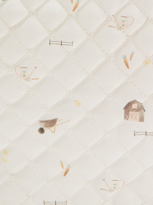 Trousse de rangement matelassée - Kiabi