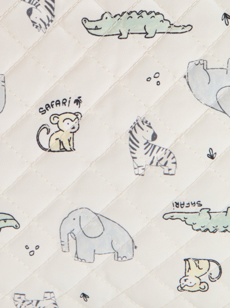 Trousse de rangement matelassée Blanc - Kiabi