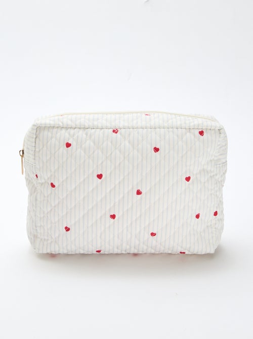 Trousse de rangement matelassée - Kiabi