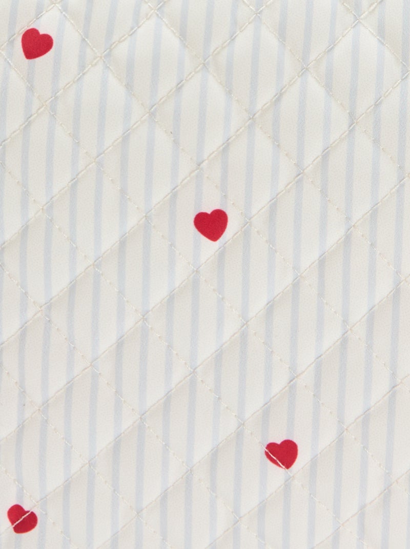 Trousse de rangement matelassée Bleu - Kiabi