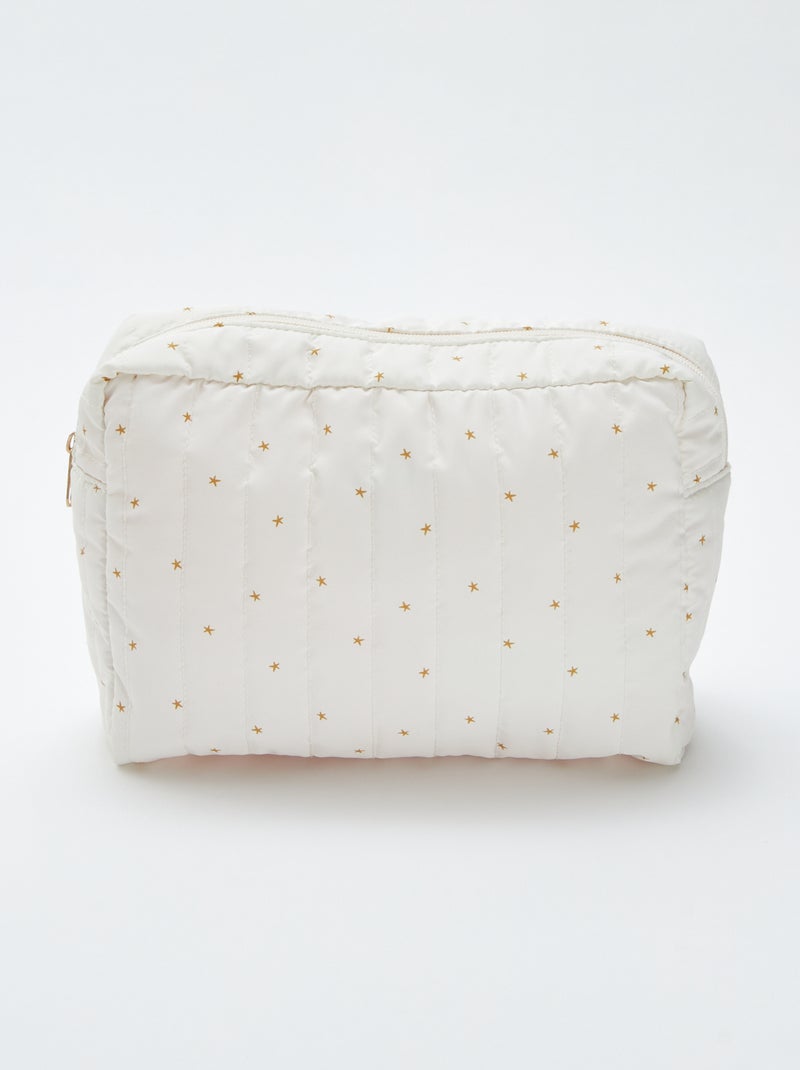 Trousse de soins imprimée Blanc - Kiabi