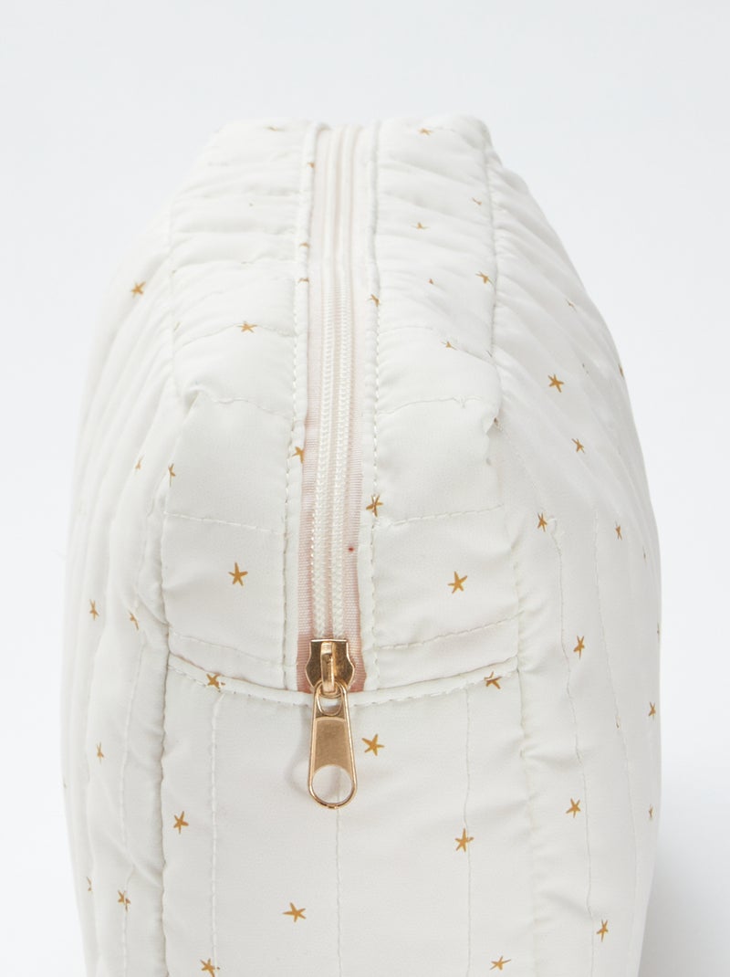 Trousse de soins imprimée Blanc - Kiabi