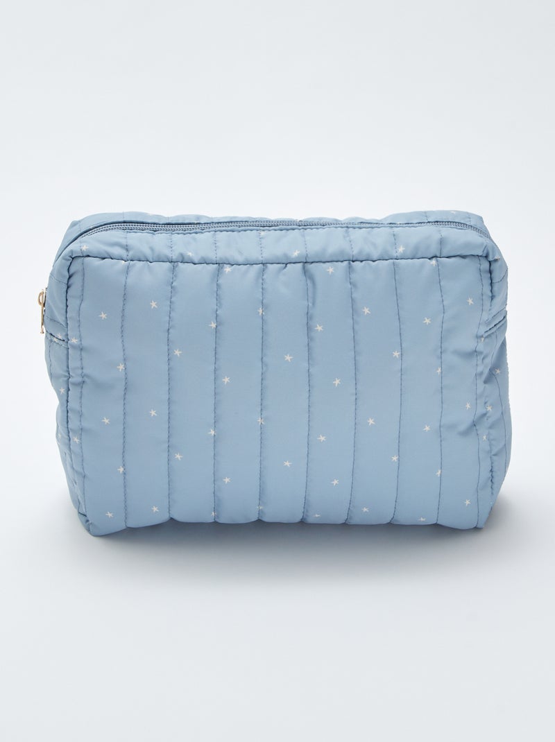 Trousse de soins imprimée Bleu - Kiabi