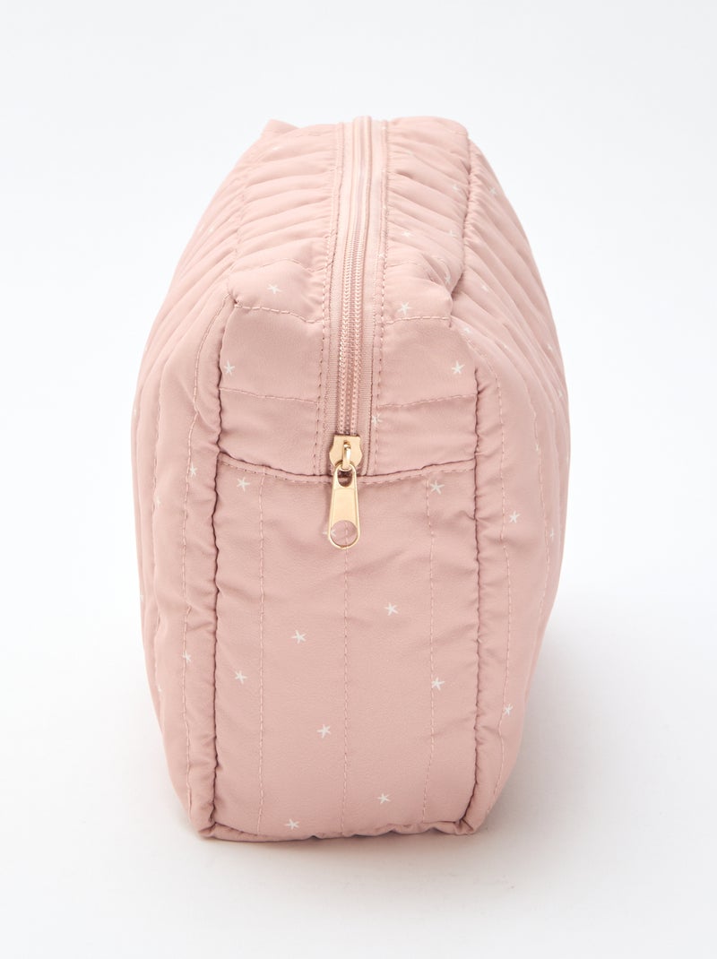 Trousse de soins imprimée Rose - Kiabi