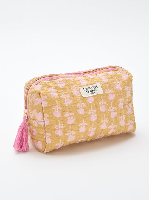 Trousse imprimée et zippée - Kiabi