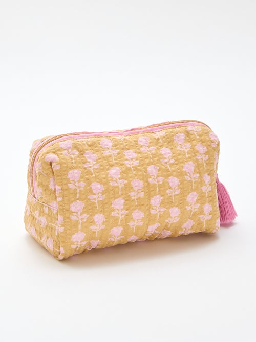 Trousse imprimée et zippée - Kiabi