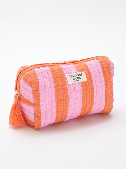 Trousse imprimée et zippée - Kiabi