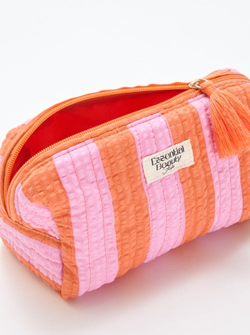 Trousse imprimée et zippée - Kiabi