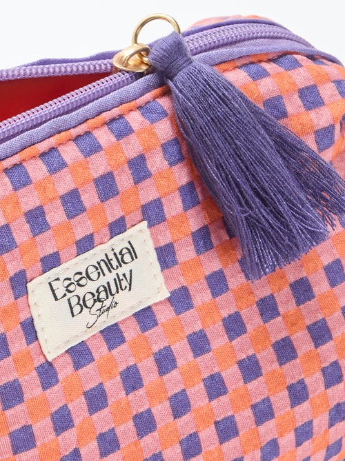 Trousse imprimée et zippée - Kiabi