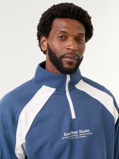 Troyer-Pullover aus French Terry - Kiabi