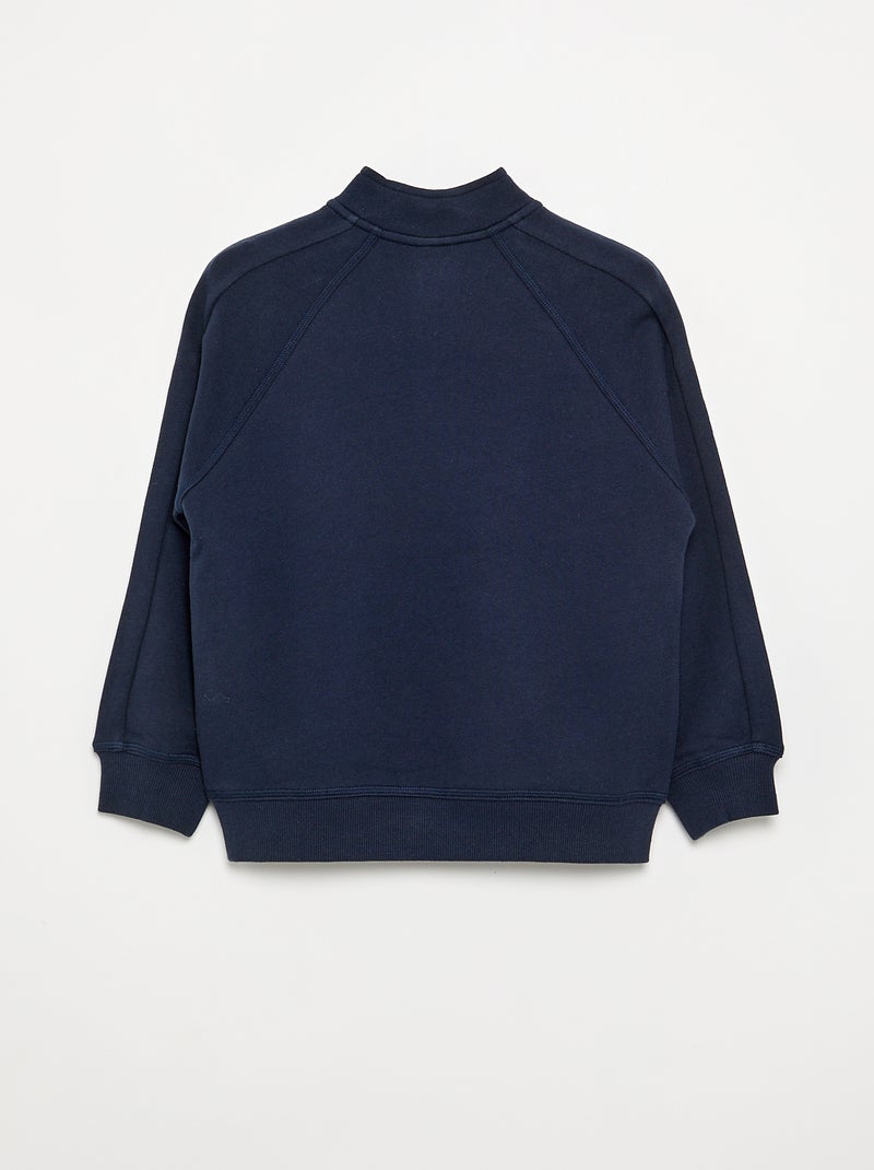 Troyer-Sweatshirt Blau - Kiabi