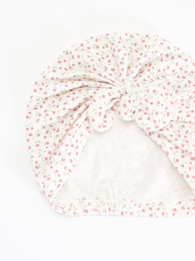 Turban mit Print Rosa - Kiabi