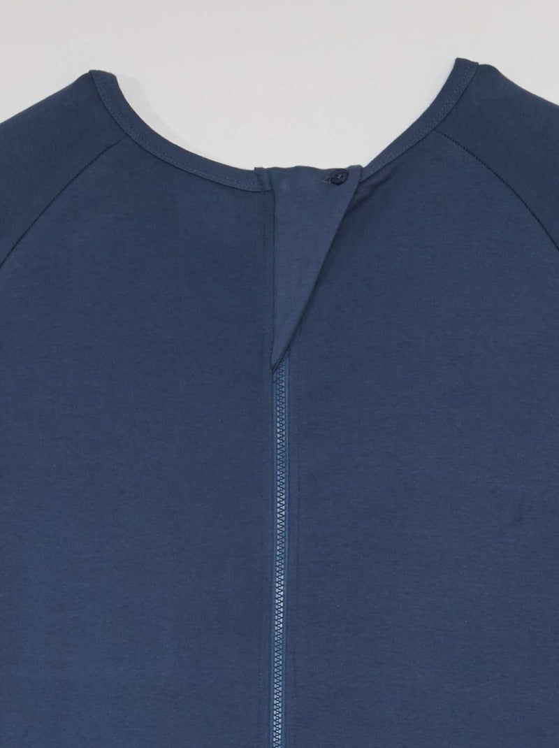 Tuta con apertura a zip - collezione facile da indossare BLU - Kiabi