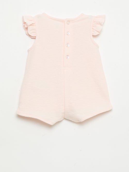 Tuta corta in baby Terry - Kiabi Tuta corta in baby Terry - Kiabi