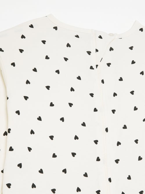 Tuta da notte con apertura a zip - Facile da indossare - Kiabi
