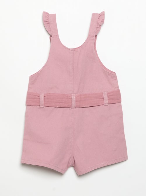 Tutina corta con ricami - Kiabi