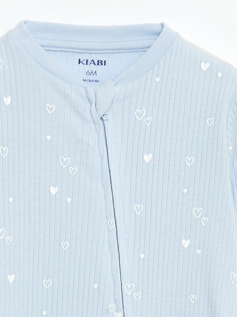 Tutina in cotone Blu - Kiabi