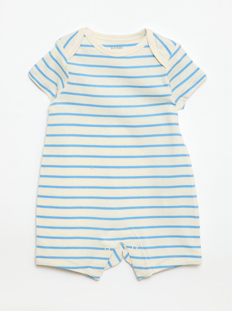 Tutina in cotone Blu - Kiabi