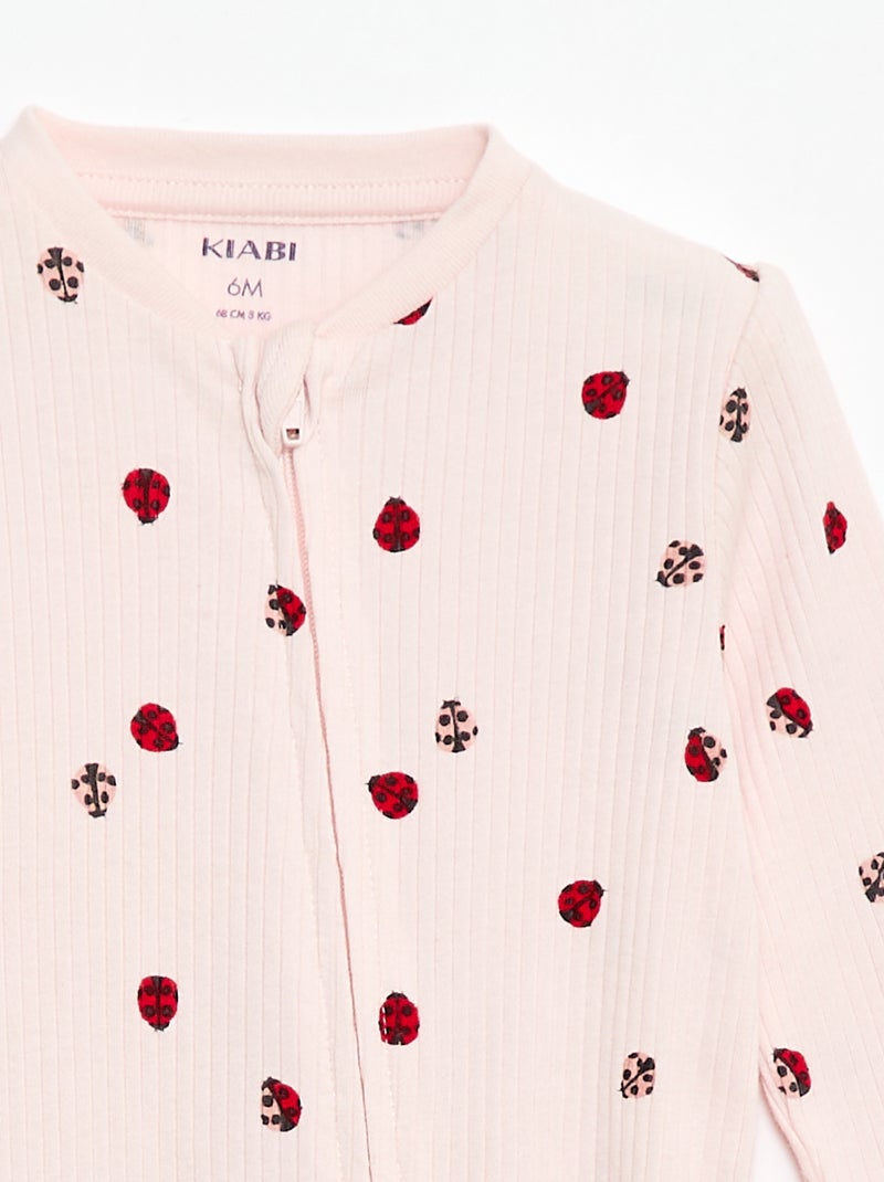 Tutina in cotone Rosa - Kiabi