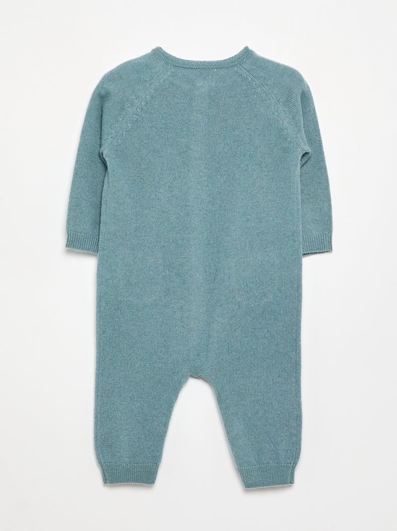 Tutina in lana e cashmere - Premium Blu - Kiabi