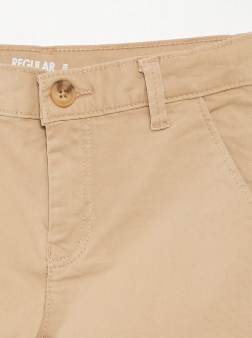 Twill Bermuda shorts - Kiabi Twill Bermuda shorts - Kiabi