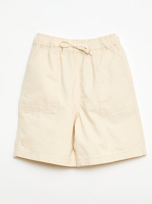 Twill Bermuda Shorts - Kiabi