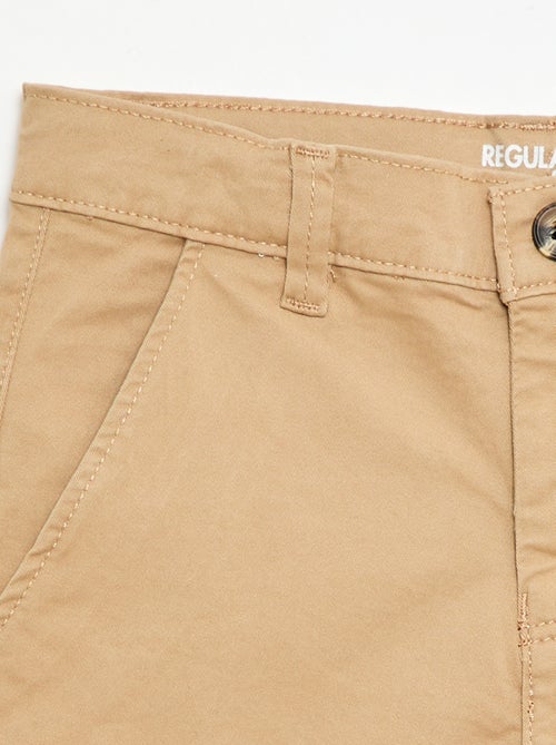 Twill Chino Bermuda Shorts - Kiabi