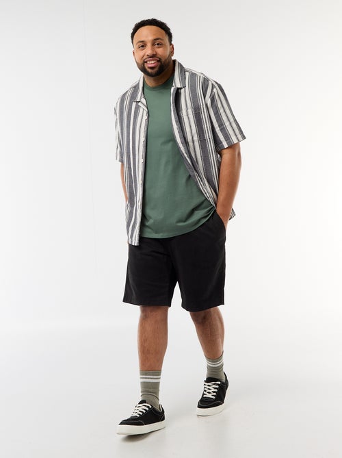 Twill Chino Bermuda Shorts - Kiabi