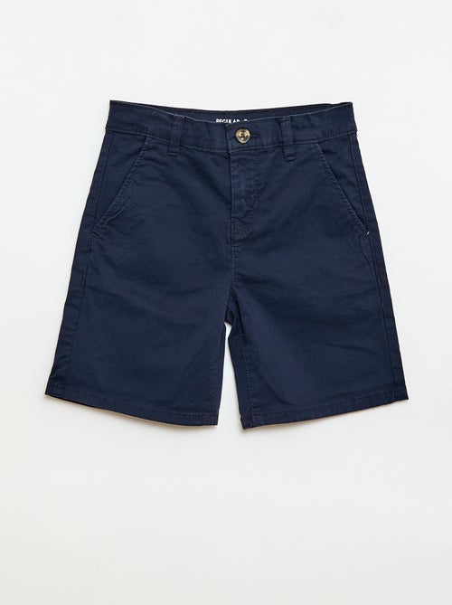 Twill Chino Bermuda Shorts - Kiabi