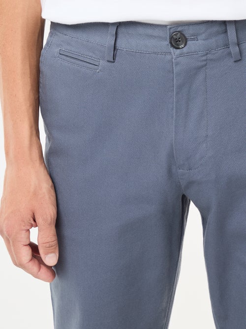 Twill Chino Trousers - Kiabi