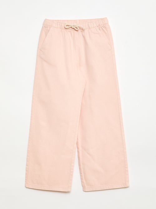 Twill-Hose mit Kordelzug - Kiabi Twill-Hose mit Kordelzug - Kiabi