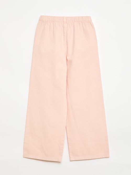 Twill-Hose mit Kordelzug - Kiabi Twill-Hose mit Kordelzug - Kiabi