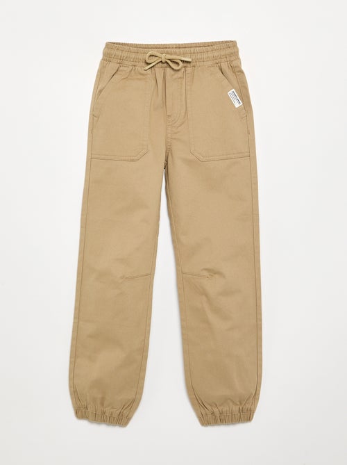 Twill-Joggerhose – schmal geschnitten - Kiabi