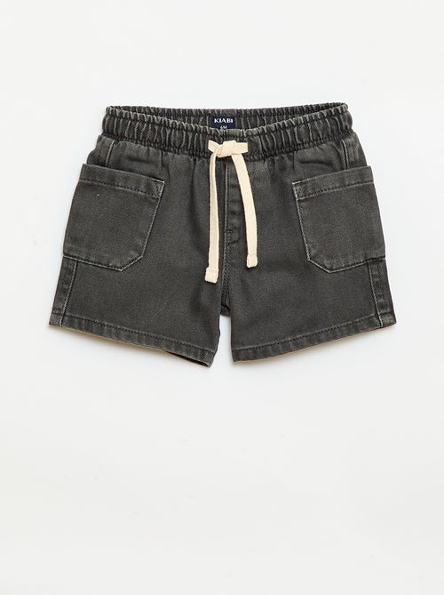 Twill shorts with patch pockets - Kiabi