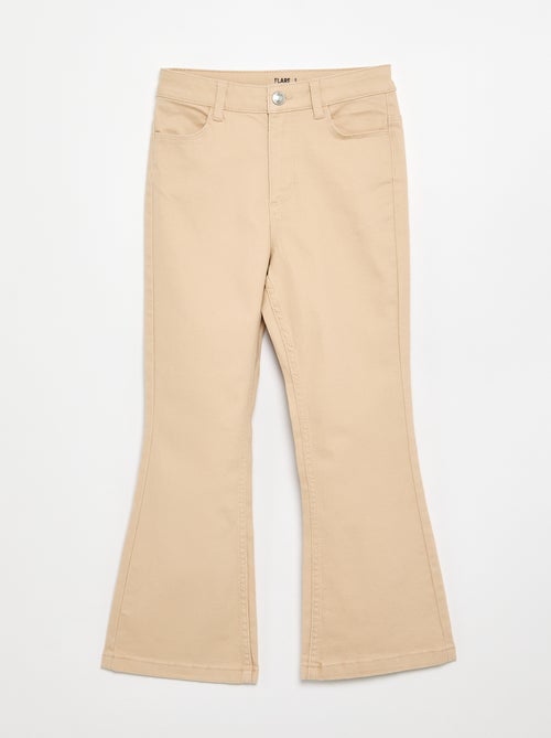 Twill Trousers - Comfortable Fit - Kiabi