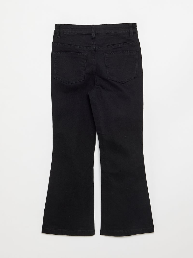 Twill Trousers - Comfortable Fit Black - Kiabi