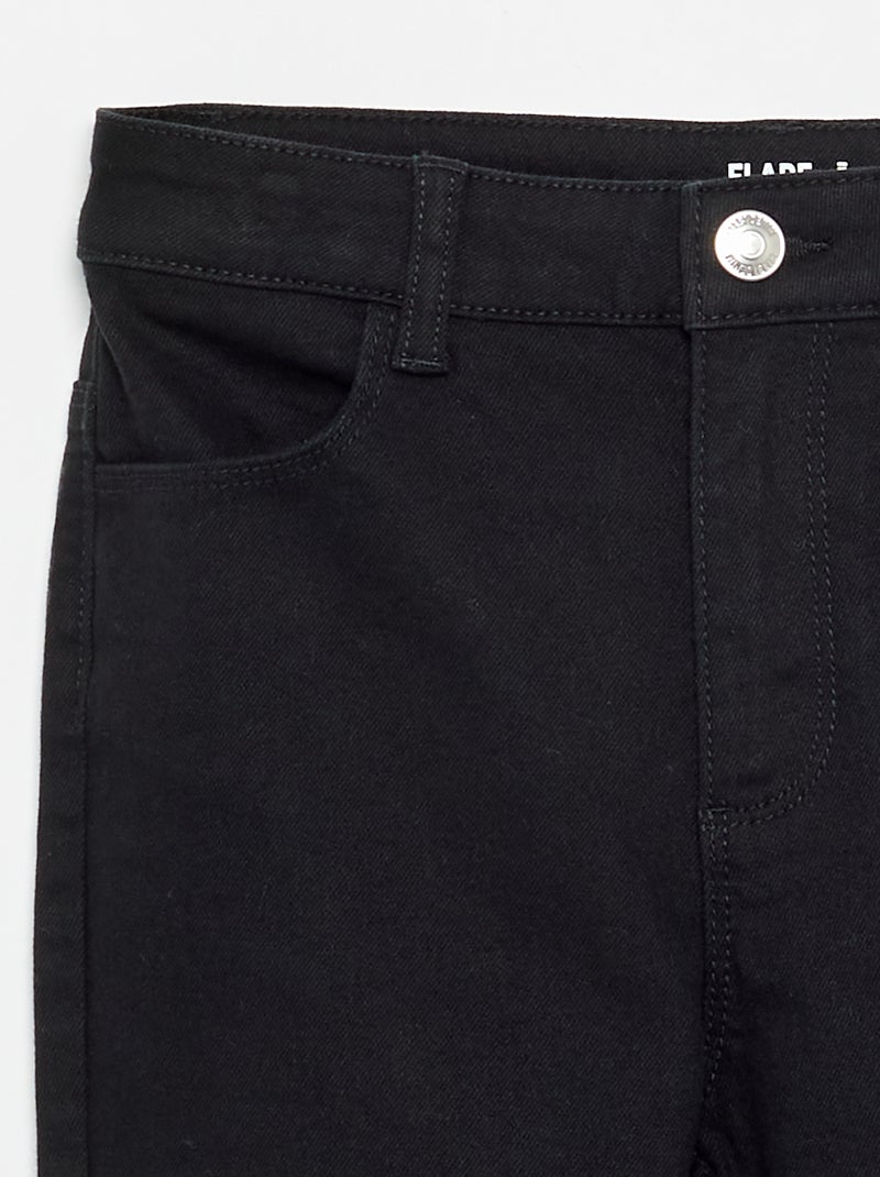 Twill Trousers - Comfortable Fit Black - Kiabi