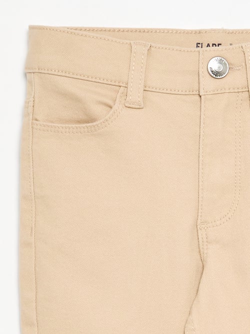 Twill trousers - slim fit - Kiabi