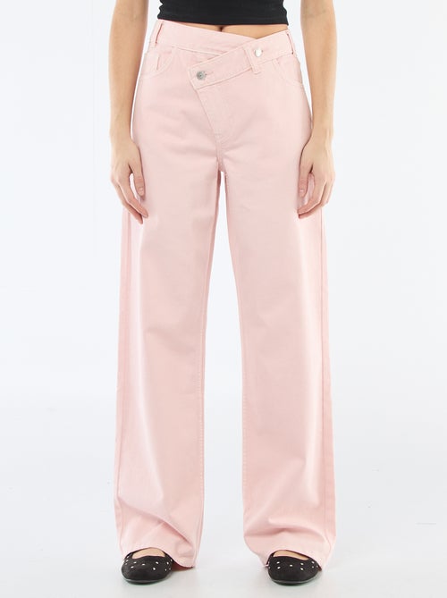 Twillhose mit asymmetrischer Öffnung - Kiabi