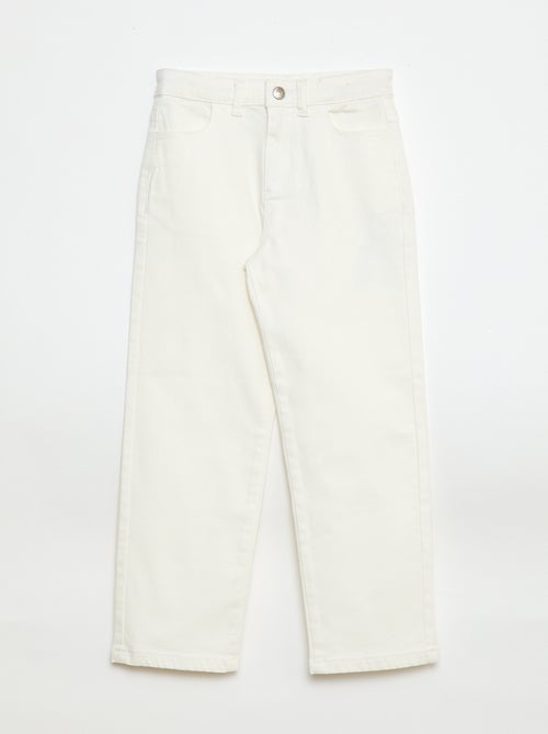 Twillhose mit Druckknopfverschluss – Extra bequemer Schnitt - Kiabi