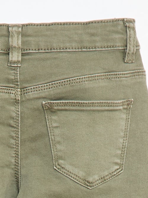 Twillhose mit Druckknopfverschluss - Kiabi