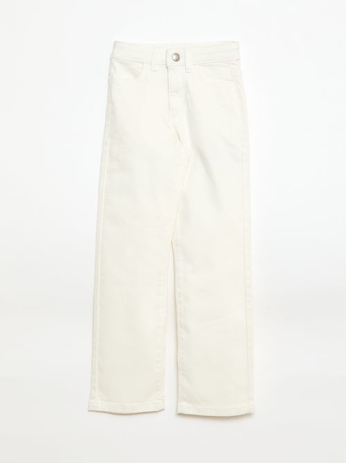 Twillhose mit Druckknopfverschluss - Kiabi