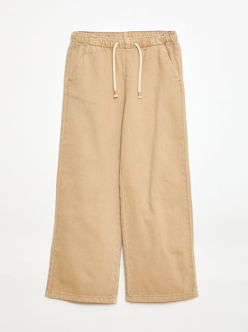 Twillhose mit Kordelzug - Kiabi